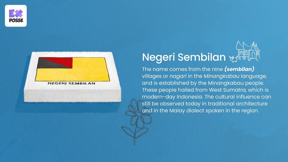 EXposse_games's tweet photo. [State name funfacts 3/4] Have you ever thought of what the state names may be derived from? Perak might be the most obvious but it also has other possible origins. 
#malaysia #negerisembilan  #perak #pahang #flags #malaysiaflags #malaysiachildhood #malaysiaschool #eraserbattle https://t.co/tbCdo14vPK