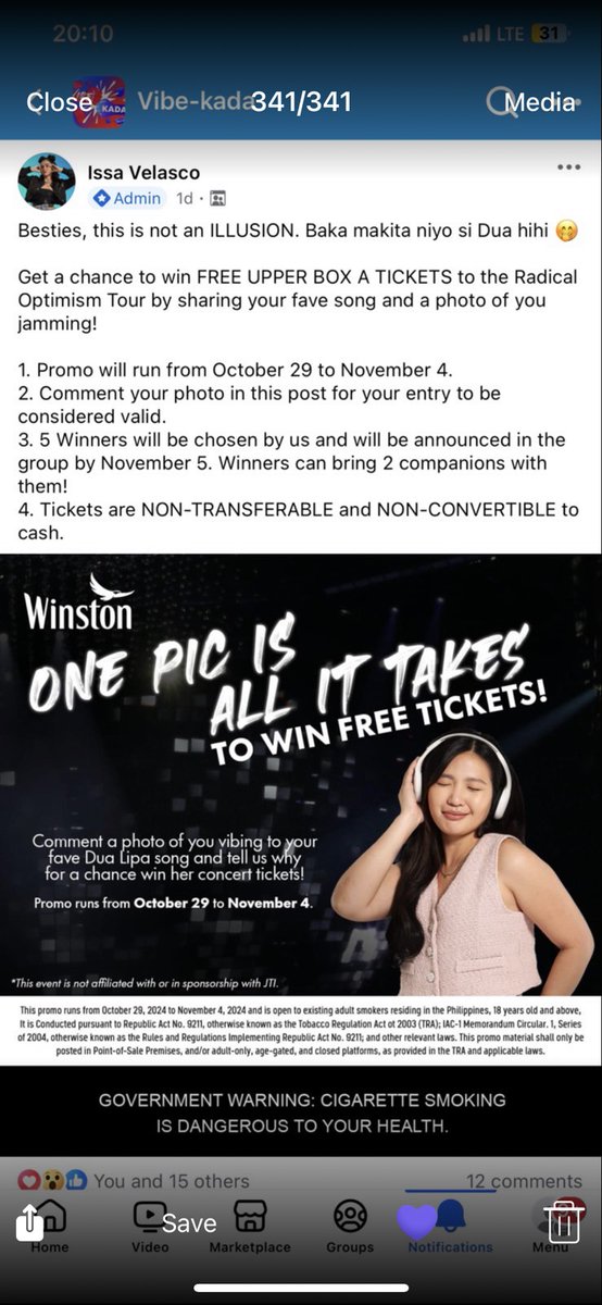 _glanicajcs's tweet photo. @livenationph Omg!! May pa Dua Lipa concert ticket ang Winston. Arat na guys sali na din kayo. https://t.co/Pj7HUCw4sj