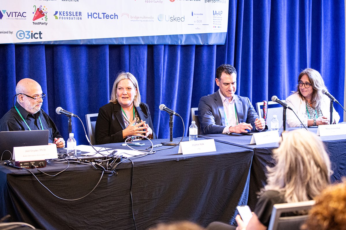 mEnablingSummit's tweet photo. Advancing Accessibility: Highlights from M-Enabling Summit
1. AI-based Audio-Description, Image, and Video Accessibility
2. New Frontiers for Inclusive Transportation Technologies
3. What’s New in Accessibility at Google|
Stay tuned: https://t.co/7OgghTduAH
#AI #mEnabling24 https://t.co/AbdjbuBnwn