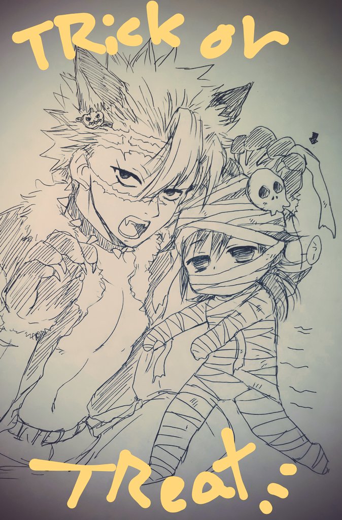 ハロウィン🎃落書き描けなかった🥲しかも11月に突入。
過去🎃落書き投下しておきます。 