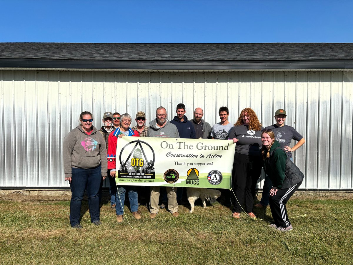 What a beautiful day to plant trees with Michigan United Conservation Clubs <a href="/MUCC1937/">Michigan United Conservation Clubs</a>  the <a href="/MichiganDNR/">Michigan Department of Natural Resources</a>! We planted crabapples in Ashley, Michigan for wildlife. Keep an eye out for our next tree planting!
#ontheground