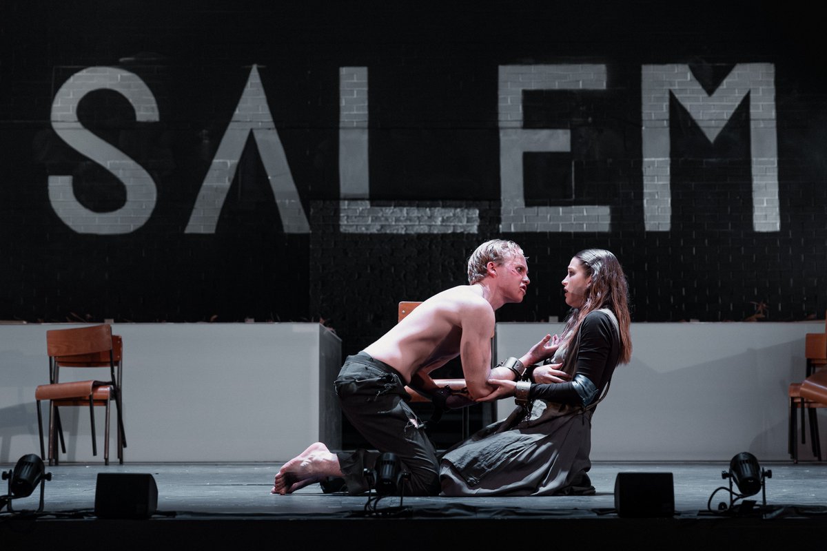LeedsDrama's tweet photo. Today @LeedsPlayhouse the first of our extraordinary double bill. The Crucible, Directed by @johnyoung1 #OpeningNight #ActorTraining https://t.co/AlfQVGVtsJ