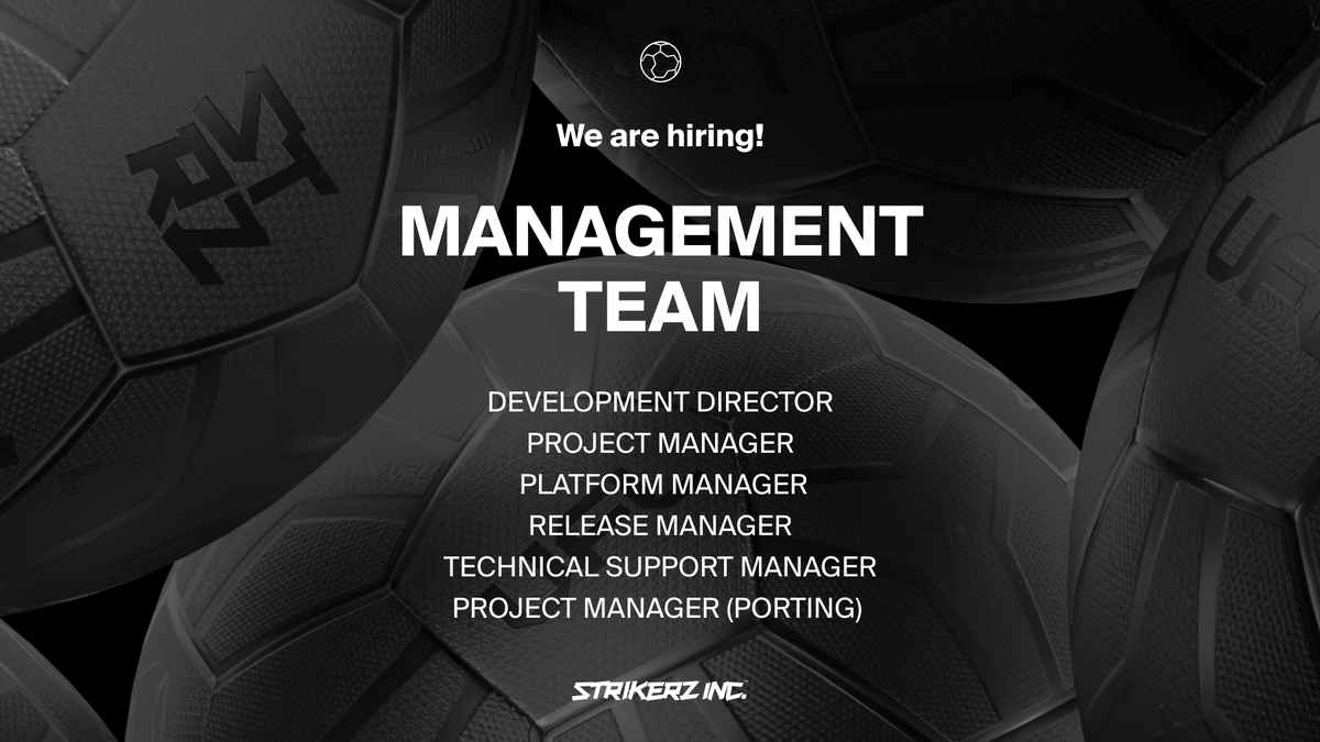 Strikerz_inc's tweet photo. 🔥 Hot job openings in our Management Team!

Dive into our latest opportunities in the management department and make an impact with us.

Apply now via the link: https://t.co/rQmb6VVC3A https://t.co/nHHix5Onn0