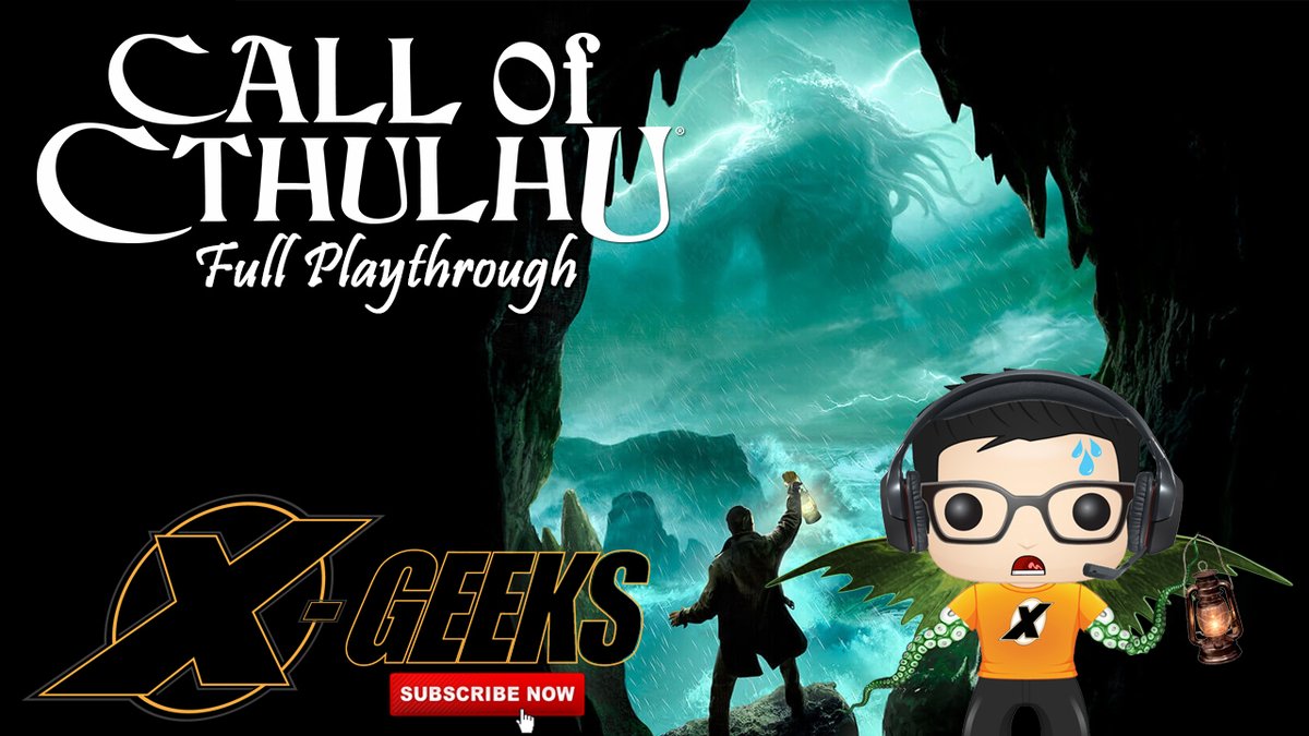 It wouldn't be #Halloween without some #HPLovecraft...

Watch our entire #playthrough of #CallOfCthulu 

➡️ youtube.com/watch?v=N5i1lm…