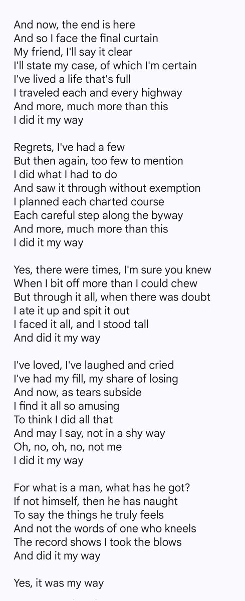 Start spreading the news

I'm leaving today.....
😁😁😁😁😁😁😁😁😁😁😁