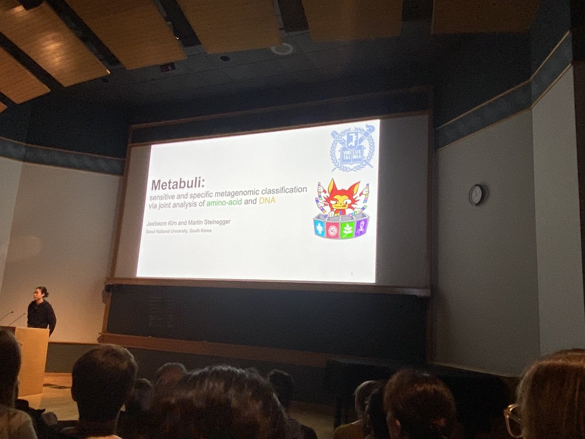 Yazhini Arangasamy (@yazhiniav) on Twitter photo For anyone looking to classify metagenomic sequences, Metabuli from @thesteinegger is the tool for you! Big thanks to <a href="/cshlmeetings/">CSHL Meetings</a> for organizing the microbiome meeting. For anyone looking to classify metagenomic sequences, Metabuli from @thesteinegger is the tool for you! Big thanks to <a href="/cshlmeetings/">CSHL Meetings</a> for organizing the microbiome meeting.