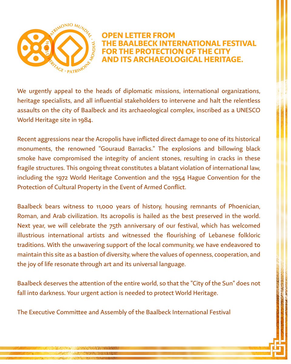 Baalbeck International Festival tweet media