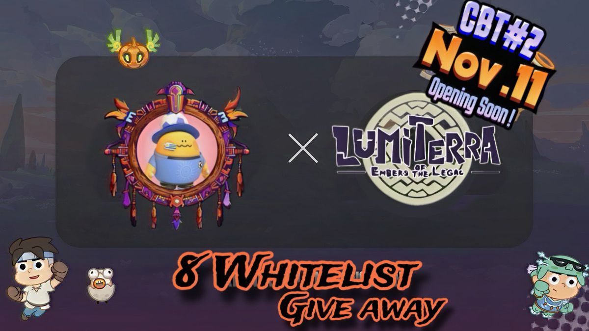 🚨Lumiterra CBT#2 WL Giveaway!🎉

To Enter: 
• Like  
• Retweet 
• Follow @assyifaxie <a href="/LumiterraGame/">Lumiterra (mainnet arc)</a> 
• Comment Ronin Address (NOT RNS)
• Tag 2 friends  Winners will be drawn on November 02 th.

Good luck to all 👋