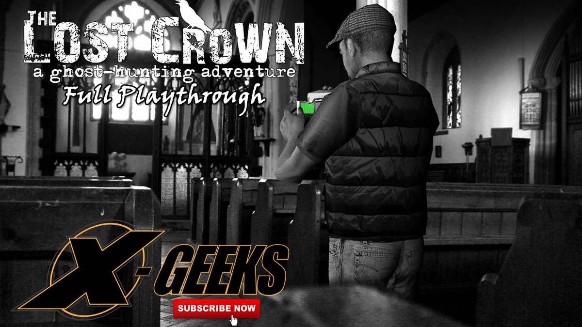 Grab your ghost hunting gadgets, it's time to go hunting for #TheLostCrown...

Nothing ventured...

WATCH ➡️ youtube.com/watch?v=5Avyh_…

#Halloween #LetsPlay #MRJames #Horror