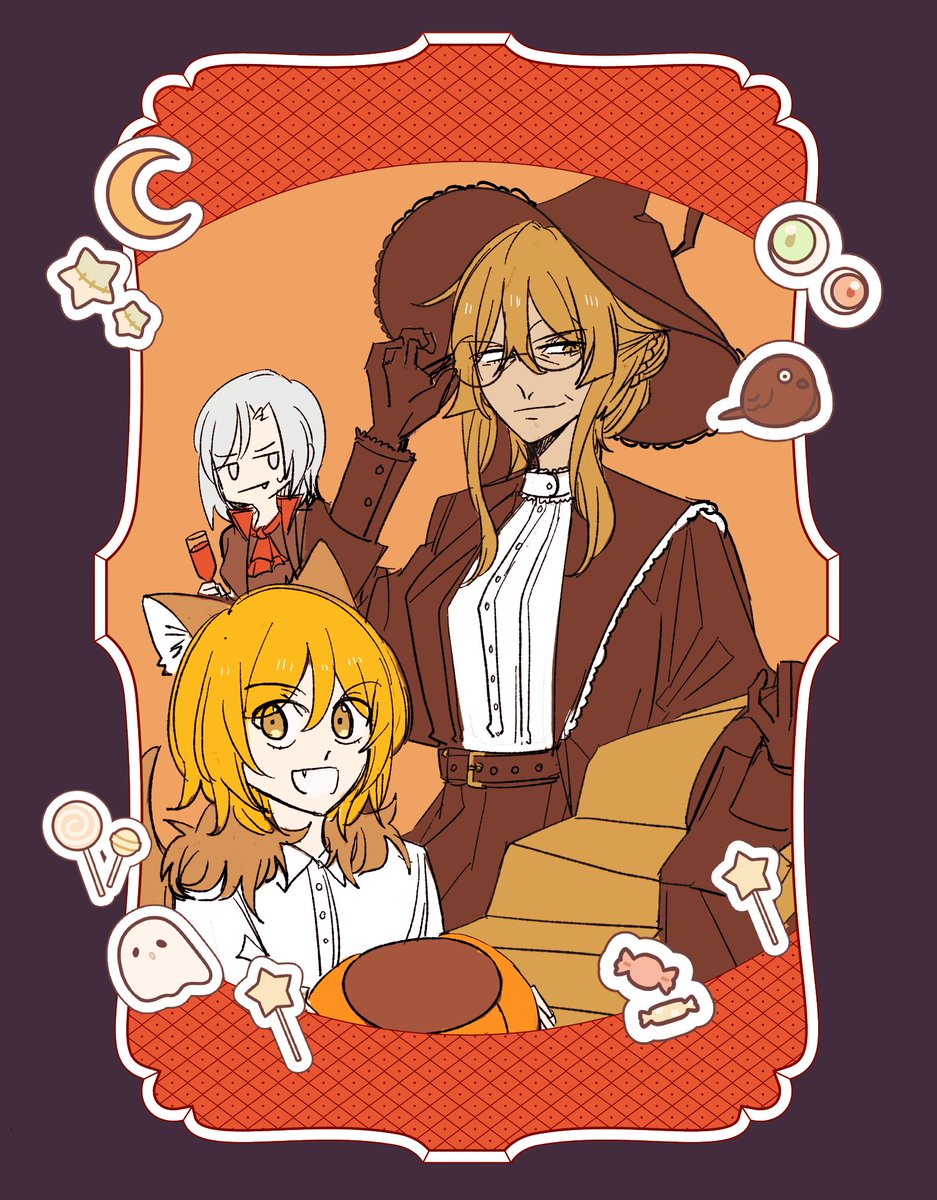 [oc] symbiosis is my most halloween story if you think about it