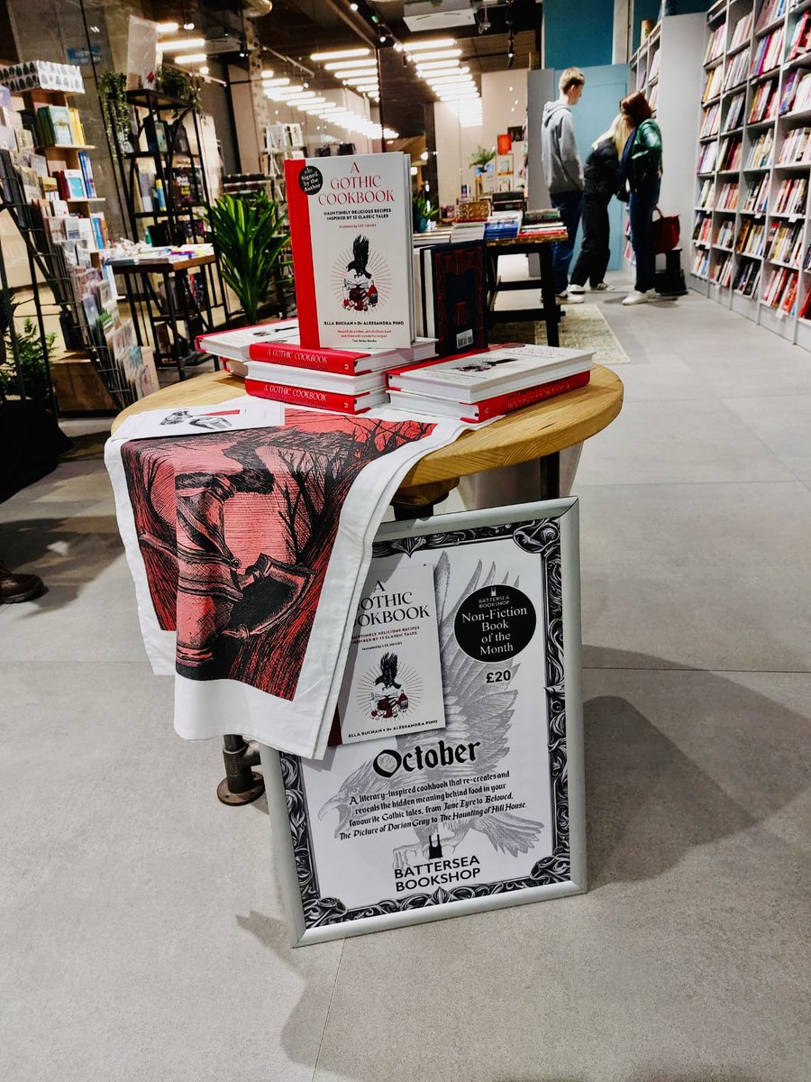 Dr Alessandra Pino (@dr_alessandra_p) on Twitter photo Thank you <a href="/BatterseaBooks/">BatterseaBookshop</a> for making <a href="/agothiccookbook/">A Gothic Cookbook</a> non-fiction book of the month 🖤🧟 I visited their beautiful shop and signed some copies today ✍️📚@unbounders Thank you <a href="/BatterseaBooks/">BatterseaBookshop</a> for making <a href="/agothiccookbook/">A Gothic Cookbook</a> non-fiction book of the month 🖤🧟 I visited their beautiful shop and signed some copies today ✍️📚@unbounders