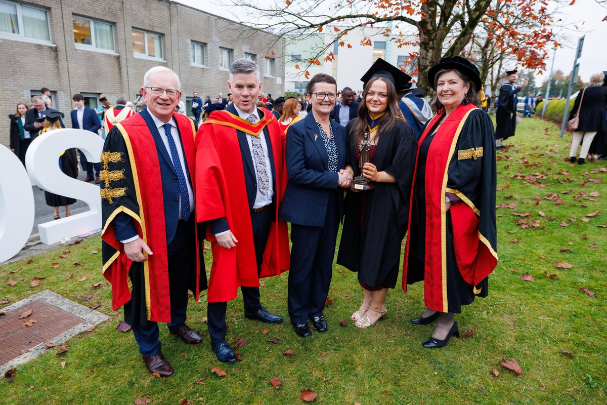 TUS Nursing & Healthcare (@nursingtus) on Twitter photo Double celebrations for BSc (Hons) in General Nursing student Aoife Doyle who received a clinical award yesterday at her graduation from <a href="/TUS_ie/">Technological University of the Shannon</a>
Well done Aoife, a worthy recipient 🎉👏 Double celebrations for BSc (Hons) in General Nursing student Aoife Doyle who received a clinical award yesterday at her graduation from <a href="/TUS_ie/">Technological University of the Shannon</a>
Well done Aoife, a worthy recipient 🎉👏