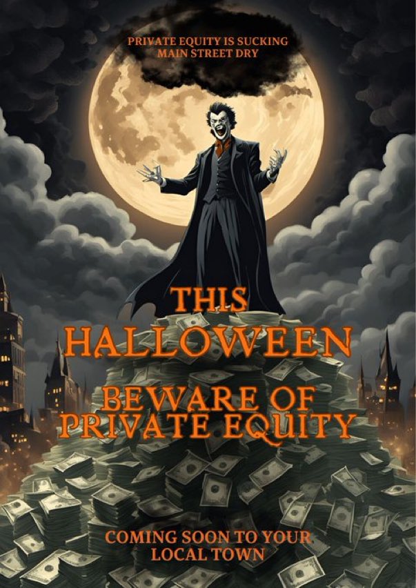 DragiOtter's tweet photo. Nach dem gruselig-verantwortungslosen Abverkauf der #VAMED nun 365 Tage im Jahr: Beware of Private Equity 🎃 https://t.co/45NY6PKYcE