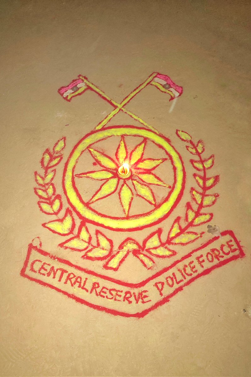 Coderedvikash's tweet photo. Wishing Everyone a Prospecious Happy Diwali to all from the family of @crpfindia 💫
#HappyDiwali 
#DiwaliCelebration https://t.co/JD0cJgJJXp