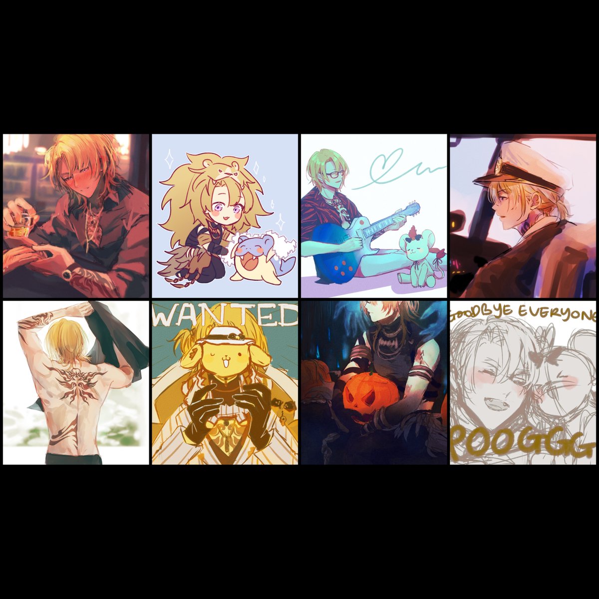 Compilation of all my #LucaTober2024 drawings