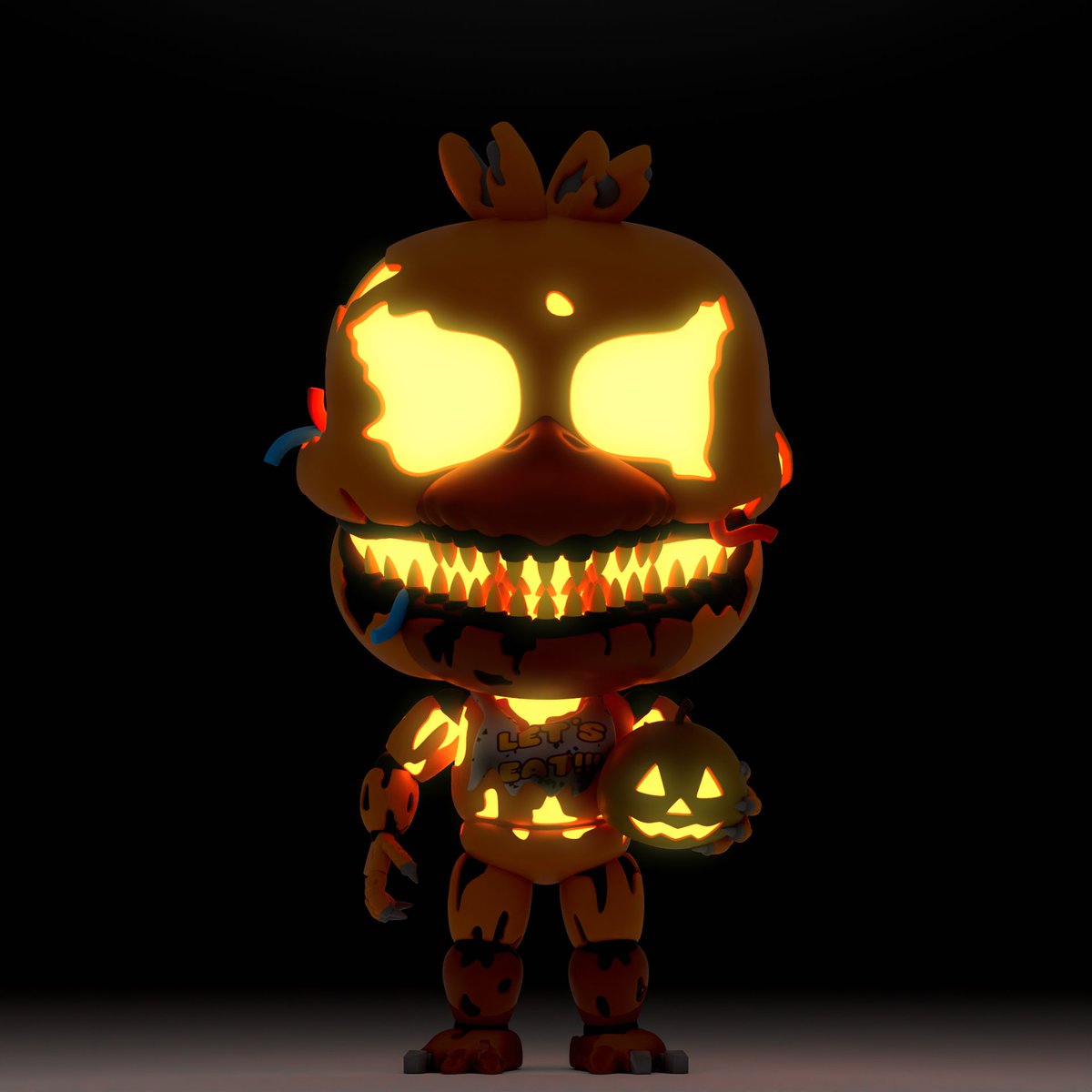 CharlieTsun's tweet photo. Expect the Dreadbear gang to return soon after Fallfest ends as a complete set with a few additional characters! But for now, November is right around the corner, and as such the festival will continue on! #FNAF #Blender3D #CurseofDreadbear https://t.co/DYz2CbqCNb