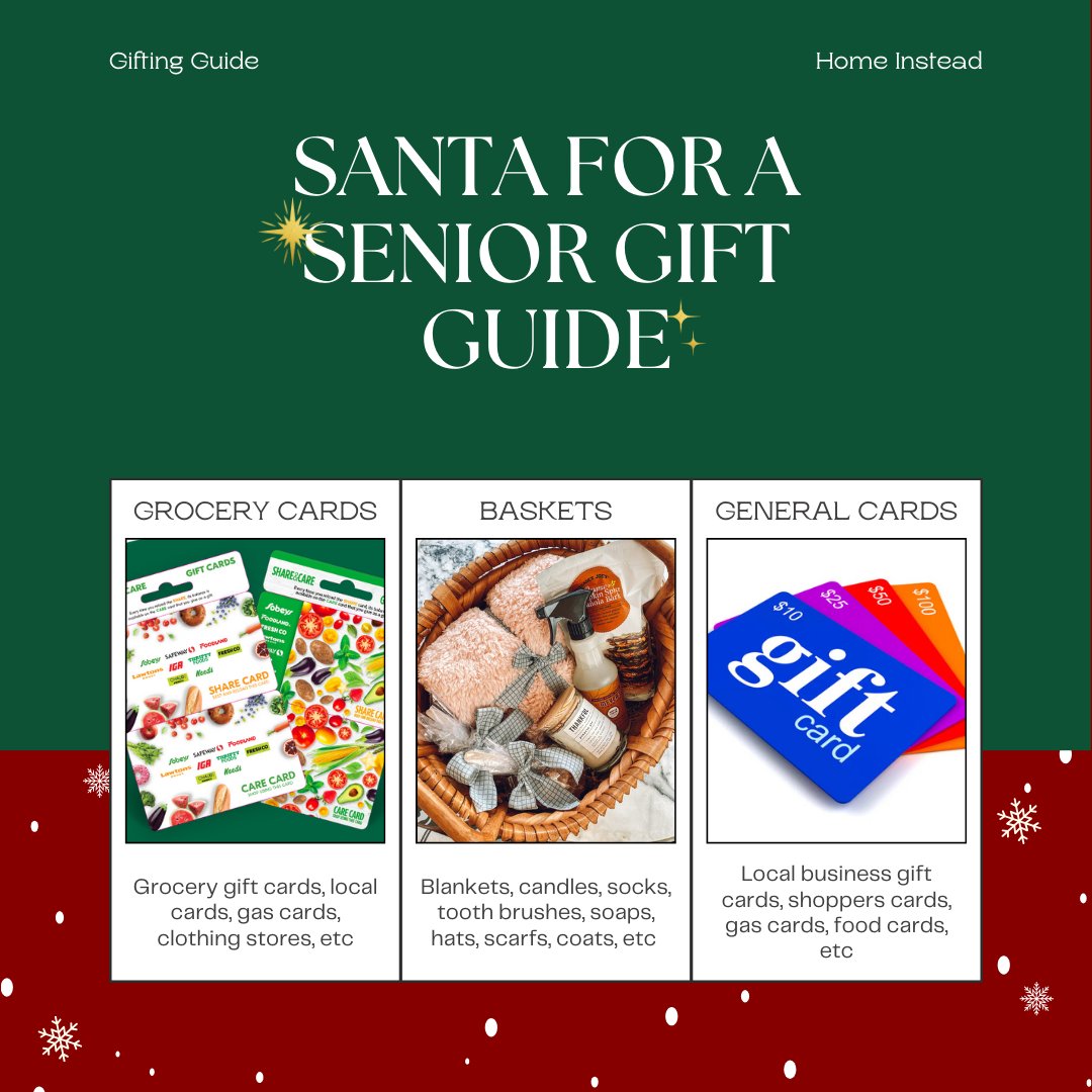 The big day is almost here! Be a Santa to a Senior donations start in just 4 days. Stuck for gift ideas? Take a look at some of our best recommendations! #Beasantatoasenior