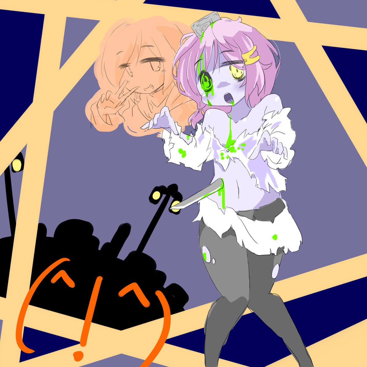 秒でハロウィン絵