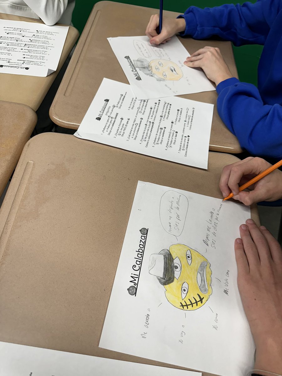 Thank you @lamaestraloca  for your amazing pumpkin Glyph. My students LOVED it! 😍