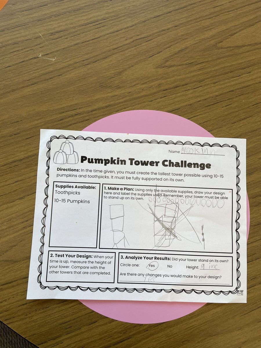 The Great 3rd Grade Pumpkin Tower Competition! Students had a blast working together to see whose tower could be the tallest and stand on its own. We only had one succeed! 🎃<a href="/Spitzy19/">Alicia Spitz</a> <a href="/WestIrondequoit/">West Irondequoit CSD</a>