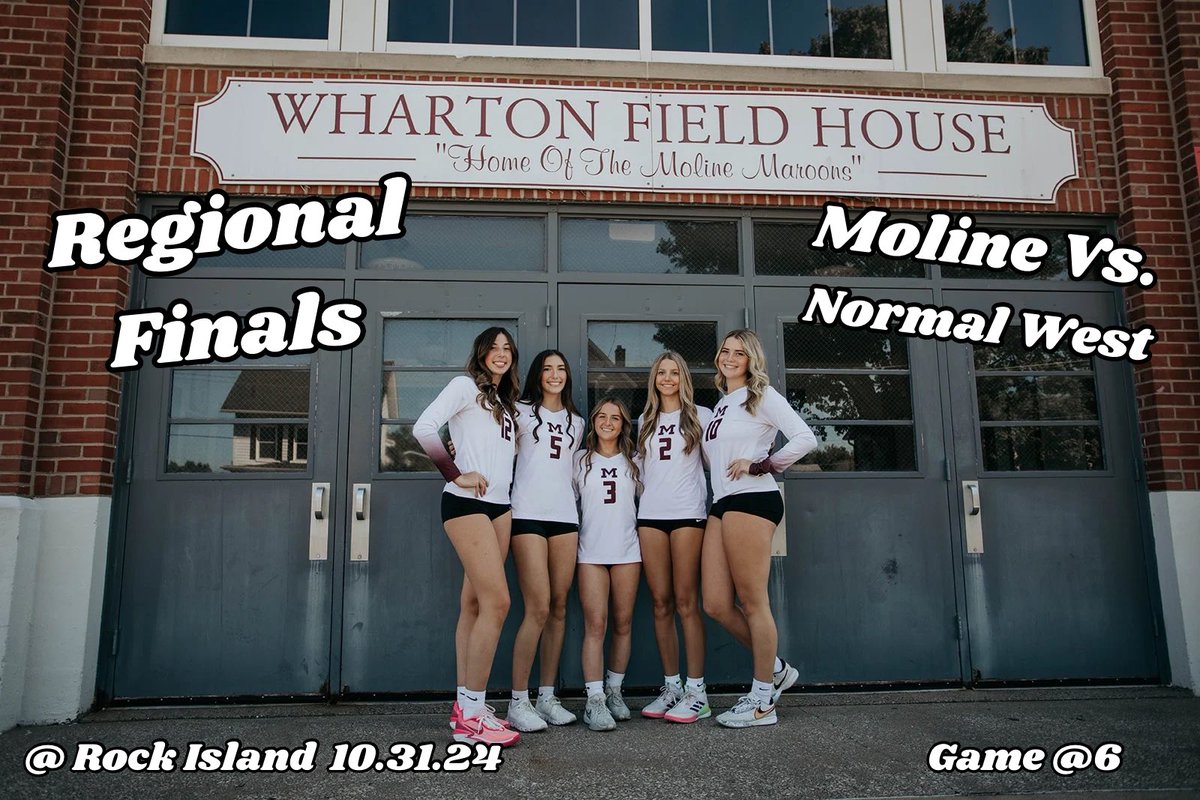 Happy Halloween! Tonight’s the Regional Final game at Rock Island! If you haven’t been out to see our Moline Volleyball team tonight the night! 
#bethere #halloweengame #regionalfinals🏐 #motown #molinevolleyball