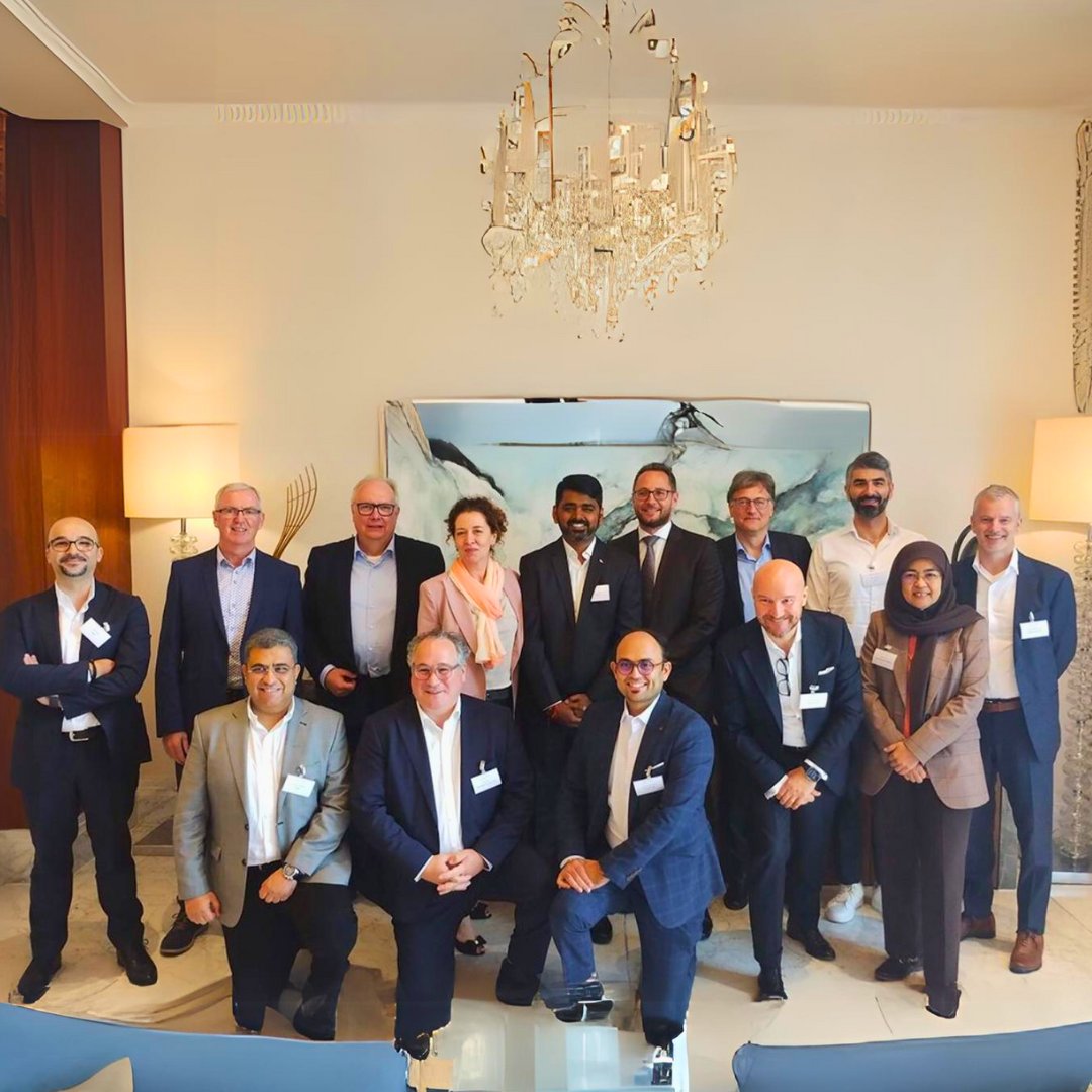 MontranIndia's tweet photo. Montran proudly sponsored the Euro Banking Association (EBA) Global Seminar in Dubai, UAE. This  event united top leaders and experts to discuss Real-Time Payments, Open Finance, and Liquidity Implications. Thank you to everyone who joined us! 

#Montran #EBA #RealTimePayments https://t.co/JFftSLPYQ9