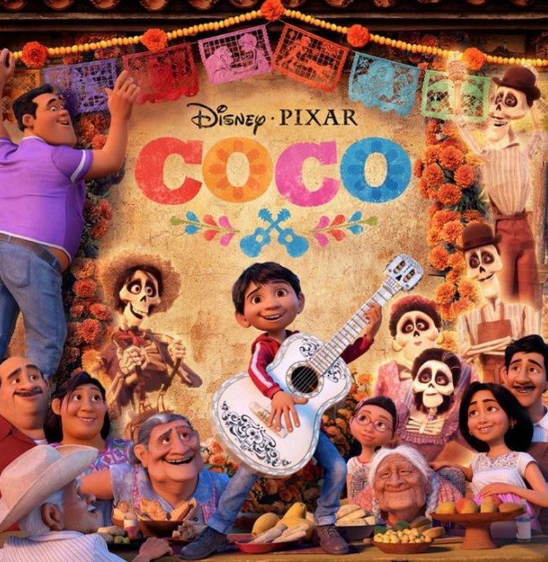 Today´s afternoon movie is "Coco" /2017/

The concept for Coco is inspired by the Mexican holiday Day of the Dead.