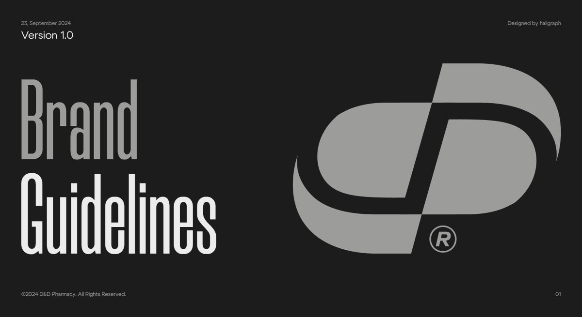 hallgraph's tweet photo. Brand Guidelines - V1.0
D&D Pharmacy®
#branding
#BrandBuilding