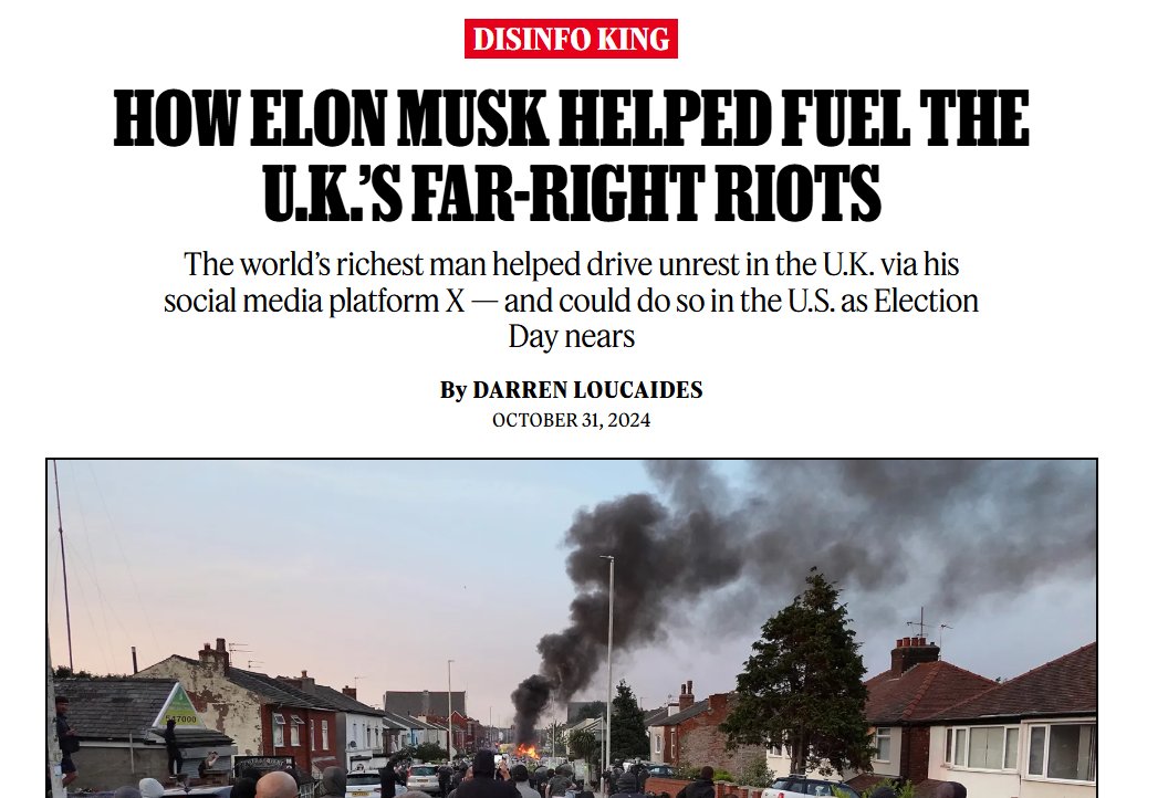 X may be a failed social media platform, but maybe we are underestimating its value as a stochastic terrorism / pogrom dispatch tool in the hands of Elon Musk &amp; friends

12ft.io/https://www.ro…