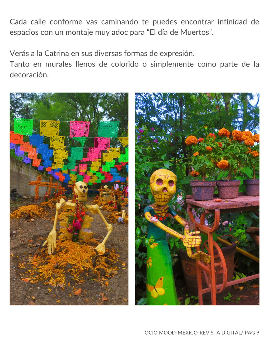 Huaquechula.
Entre catrinas y festividades. 
Por Alejandra Pérez Alva-Fotógrafa y Directora de Ocio Mood-Revista digital.
Un recorrido al municipio de HUAQUECHULA. 
Edición 165
ociomood.com