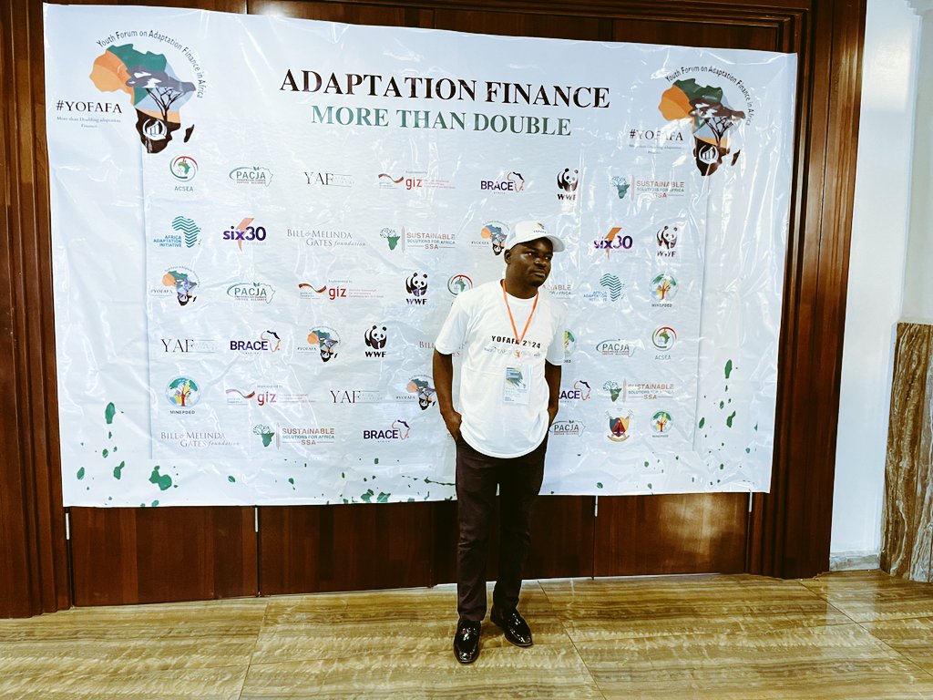 shupatrick52's tweet photo. It was great to be a participant to the YOUTH FORUM ON ADAPTATION FINANCE IN AFRICA 2024. It was awesome and excellent.We want adaptation finance NOW NOW. https://t.co/FycKrIfkkW