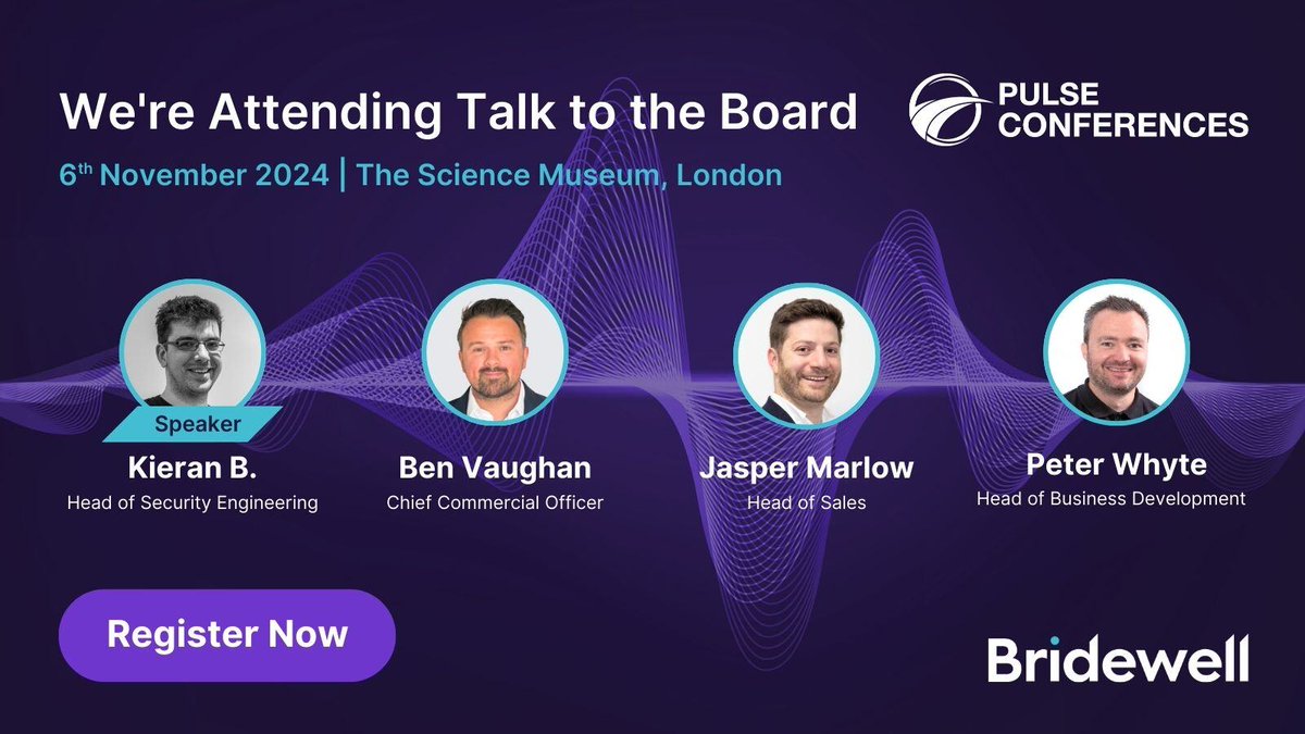 We’re proud to be sponsoring this year's 'Talk to the Board' event by Pulse Conferences! 

Kieran B., Head of Security Engineering, will be exploring how CISOs are preparing for quantum computing.
 
Register now ➡️ eu1.hubs.ly/H0dq42b0 
 
#PulseConferences #TalkToTheBoard