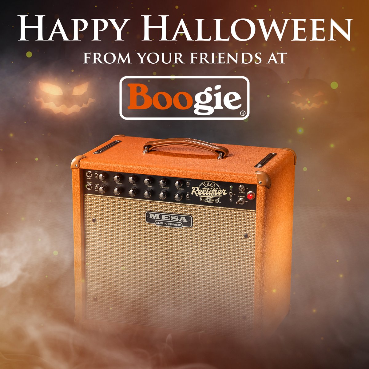 MesaBoogie's tweet image. Crank it up and let the night howl! 🎸🌕⚡️ Wishing you a Halloween full of heavy riffs and haunting tones. 🪦👻

Happy Halloween from Mesa Boogie! 🎃 

#MesaEngineering #MesaBoogie #LetsMesaBoogie #Halloween