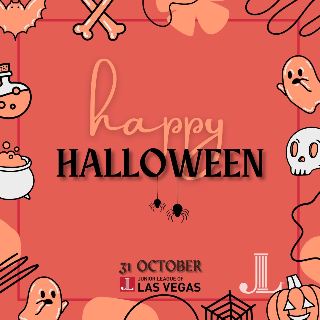 juniorleaguelv's tweet photo. ๐ Happy Halloween from the Junior League of Las Vegas! Whether you're dressing up, trick-or-treating, or celebrating in your own way, the Junior League of Las Vegas hopes you have a fantastic time. #JuniorLeague #Halloween #SpookyFun #TrickOrTreat #JLLV https://t.co/TJVQeRKiRh