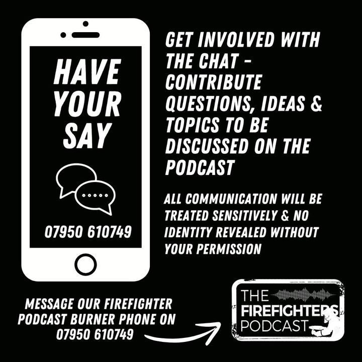 TheFirefighte19's tweet photo. **🔥 HAVE YOUR SAY! 🔥**

Want to hear something specific on the show? 
Have a burning question or a challenge idea? 
Now’s your chance to be part of the podcast whether you’re a firefighter, a family member, or just curious, your voice matters. https://t.co/npJFxXZPCs