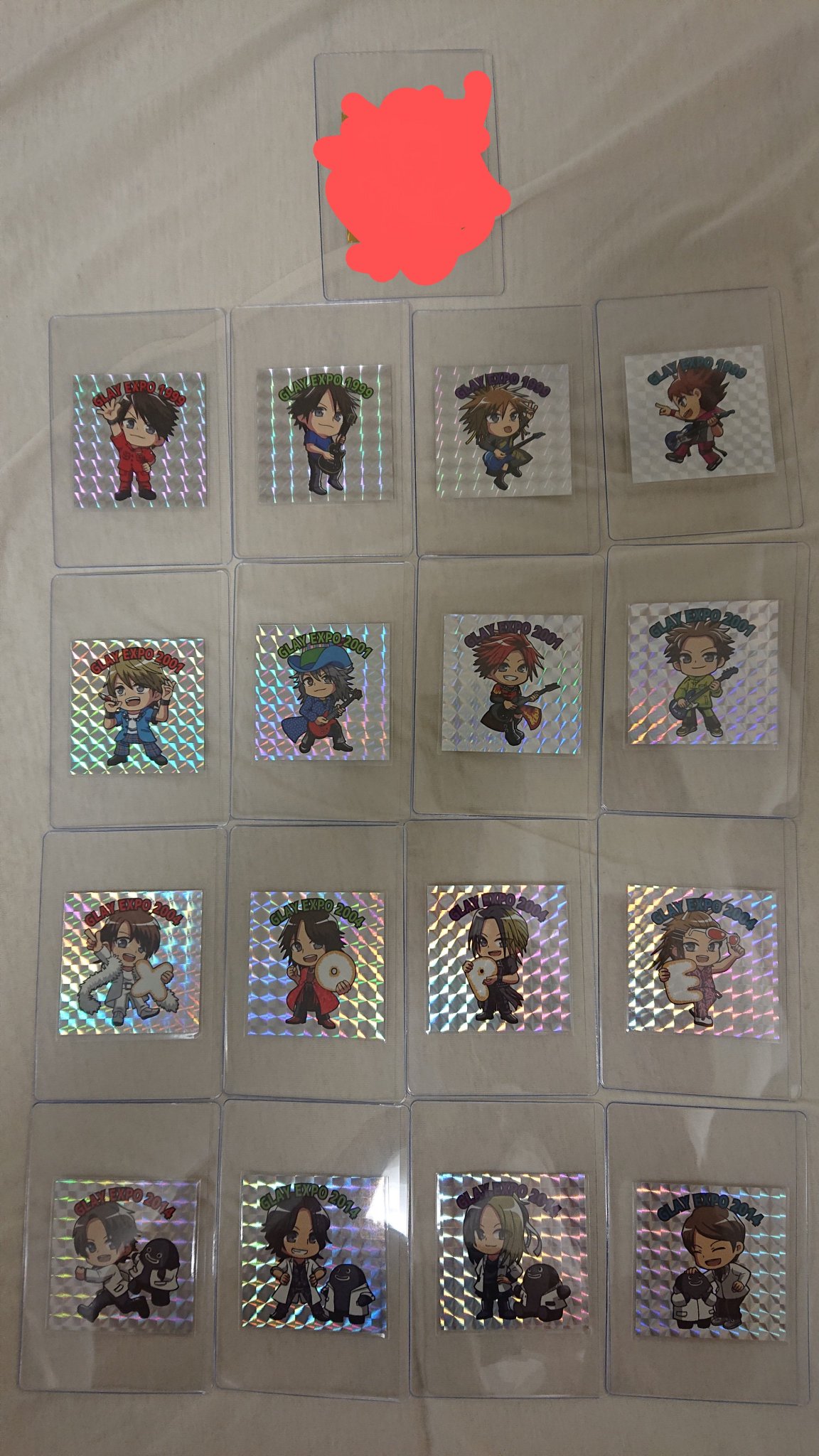 激レアGLAY EXPO コレクション ホロシール シークレット TELVIS
