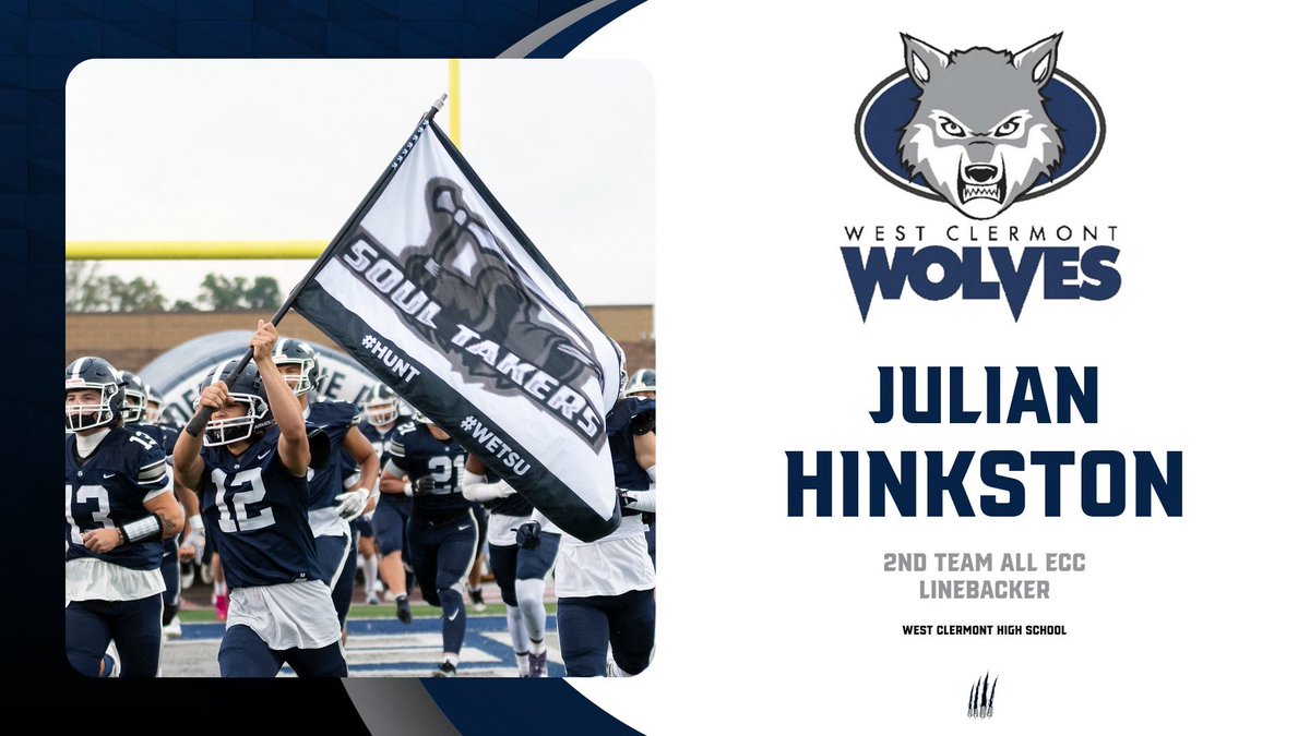 🚨🚨Congrats to 2025 LB, Julian Hinkston for earning 2nd Team All ECC🚨🚨

#HUNT
#WETSU