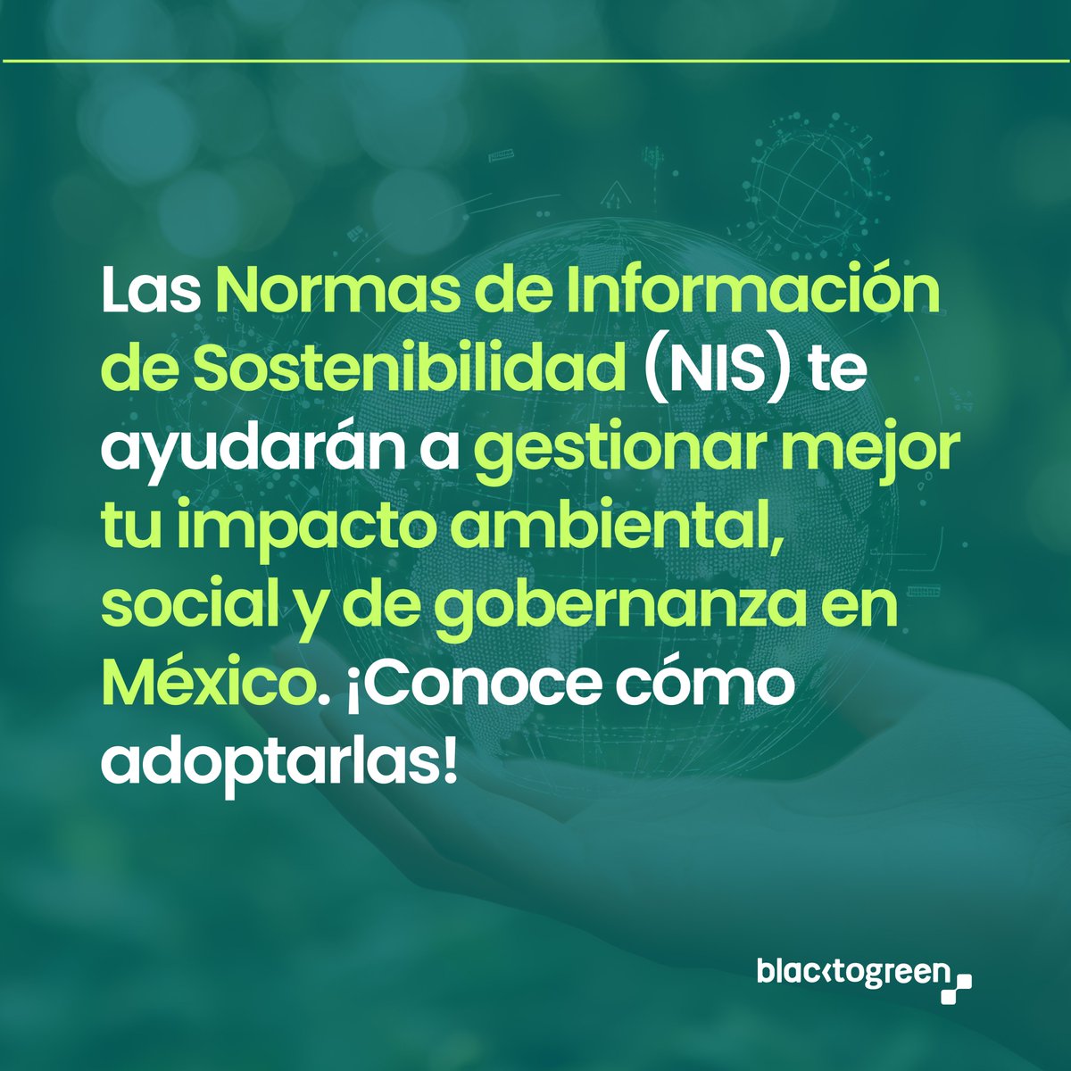 Cumplir con las NIS no solo es cumplir con la ley, es una oportunidad para hacer tu empresa más responsable y competitiva. Descubre cómo adaptarte con éxito. blacktogreen.com/2024/10/normas…