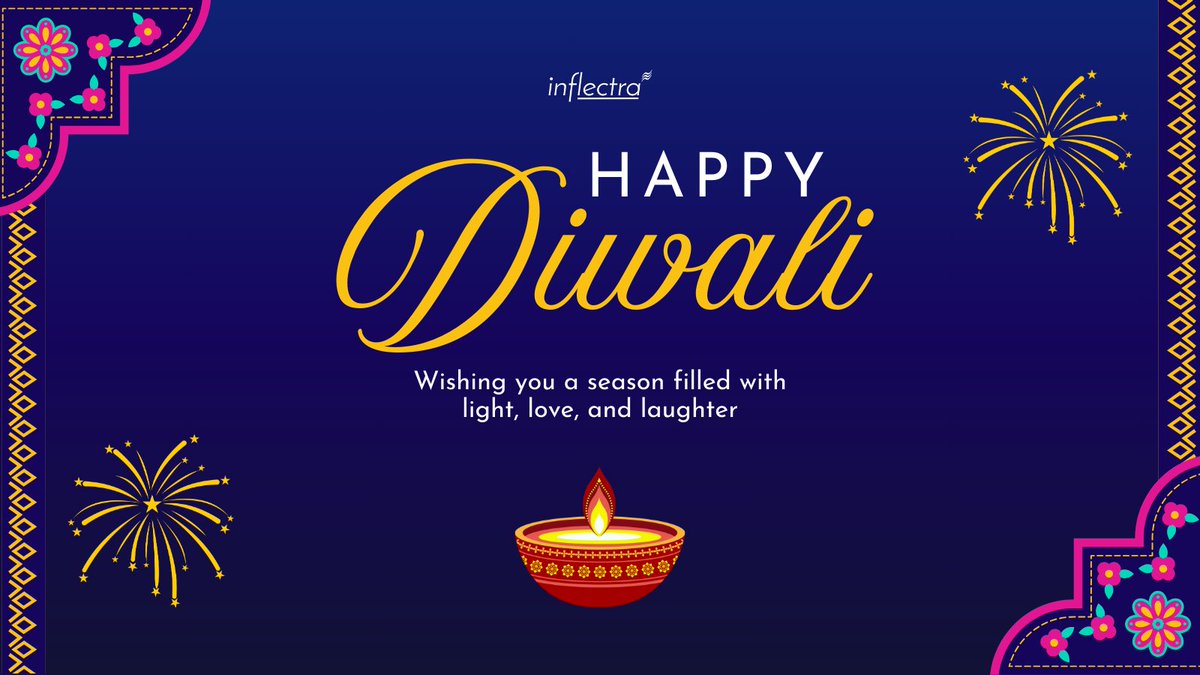 ✨ Happy Diwali from Inflectra! ✨

We wish you a joyous and prosperous Diwali filled with light, happiness, and success. May the festival of lights illuminate your path and bring you good fortune in the year ahead. 🪔

#HappyDiwali #FestivalOfLights #InflectraSoftware #Diwali