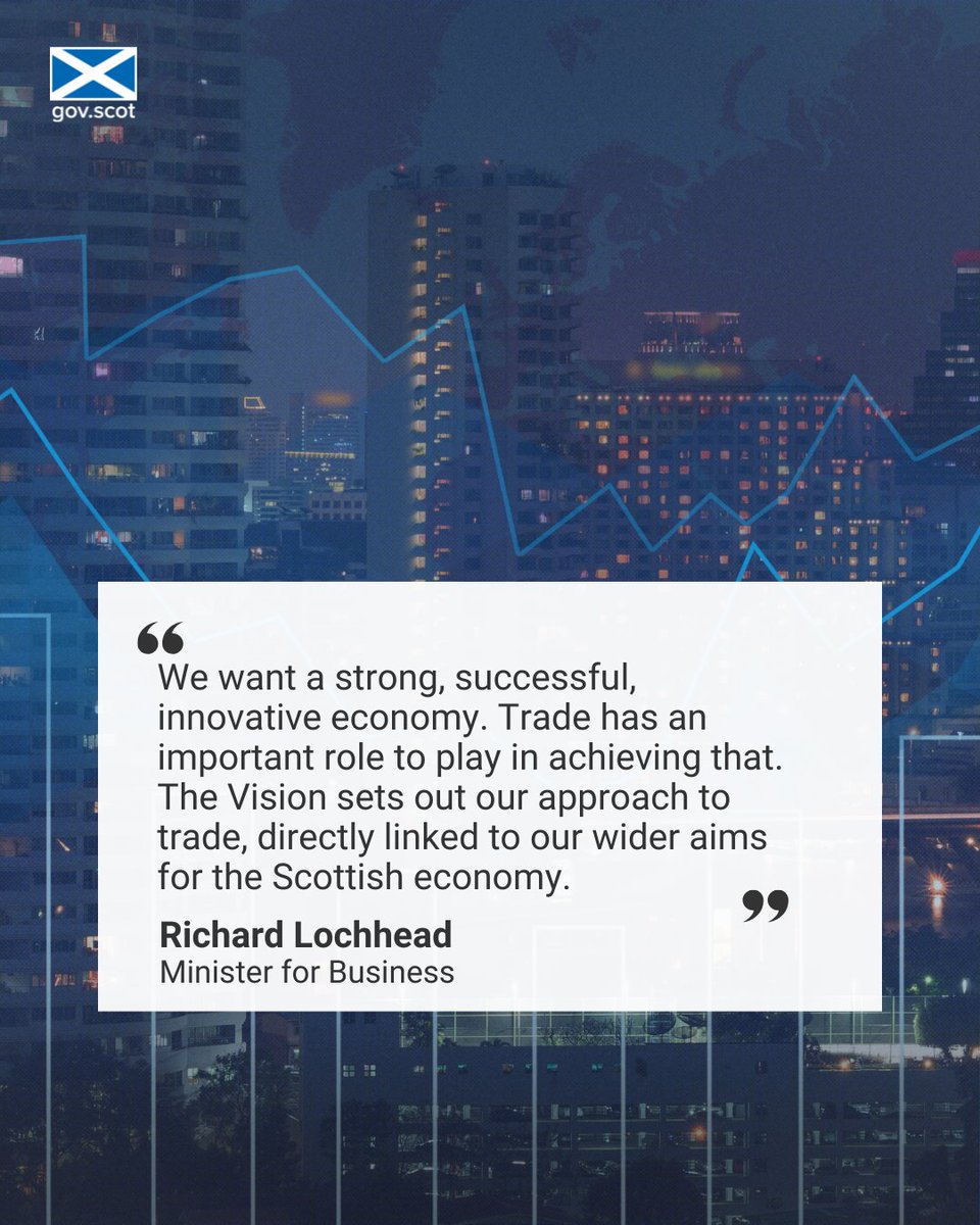 Scottish Enterprise News (@scotentnews) on Twitter photo MT <a href="/scotgoveconomy/">Scottish Government Finance and Economy</a>: Our Vision For Trade annual report details how we’re improving the trading environment & our plans into 2025 with a focus on placing Scotland @ the centre of global climate ambitions & increasing access to trade ow.ly/yH3g50TX625
x.com/scotgoveconomy… MT <a href="/scotgoveconomy/">Scottish Government Finance and Economy</a>: Our Vision For Trade annual report details how we’re improving the trading environment & our plans into 2025 with a focus on placing Scotland @ the centre of global climate ambitions & increasing access to trade ow.ly/yH3g50TX625
x.com/scotgoveconomy…