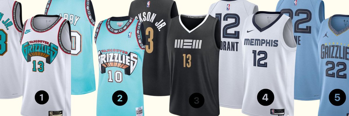 What is your favorite flashback grizzlies jersey? Let us know in the comments below! #memphisjrsm #grizzlies #memphis <a href="/memgrizz/">Memphis Grizzlies</a>