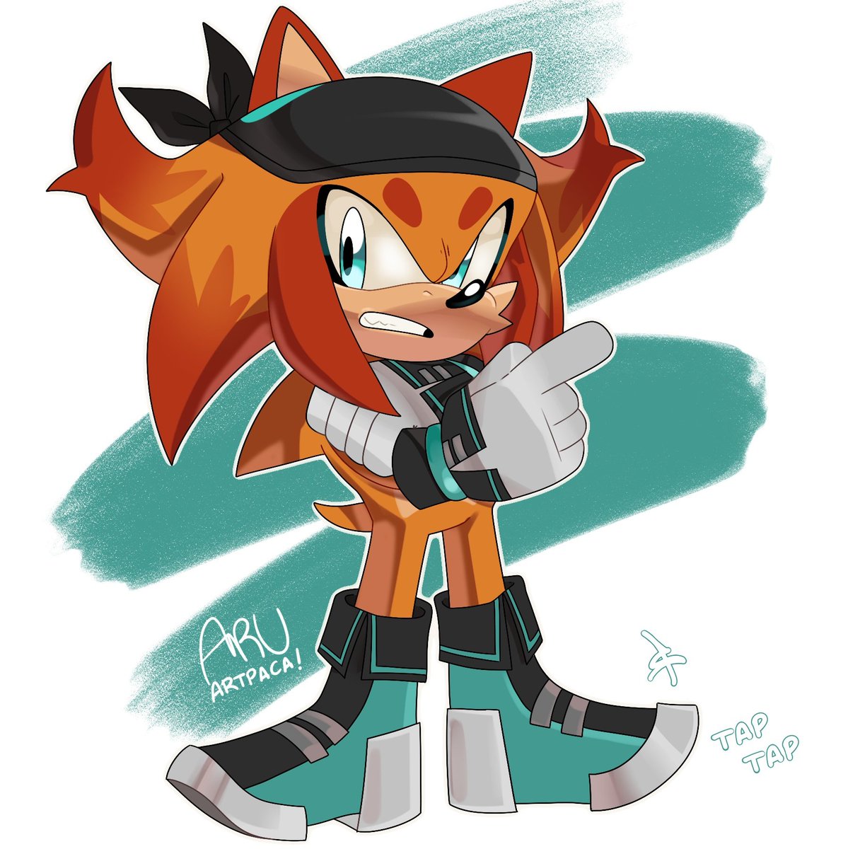 Icon and chibi #commissions for @/clawsnmonsters, thank you so much!! #sonicartist #sonicoc #oc