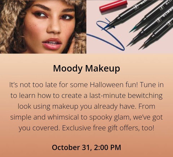 ItsSybCalling's tweet photo. Avon's SHOP &amp; LEARN CODES: 

FREE Gift Sets+Shipping 
$60+ 📦 
Use Code: 
📣 MOODY60

$100+ 📦 
Use Code:
📣 MOODY100

"Moody Makeup" 
⏰️ 2pm CT

https://t.co/Xmk6jvyLsY

↩️ you can watch the replay.

#ItsSybCalling Avon Independent Ambassador
#avoninsider @AvonInsider https://t.co/fiKzJlW6RB