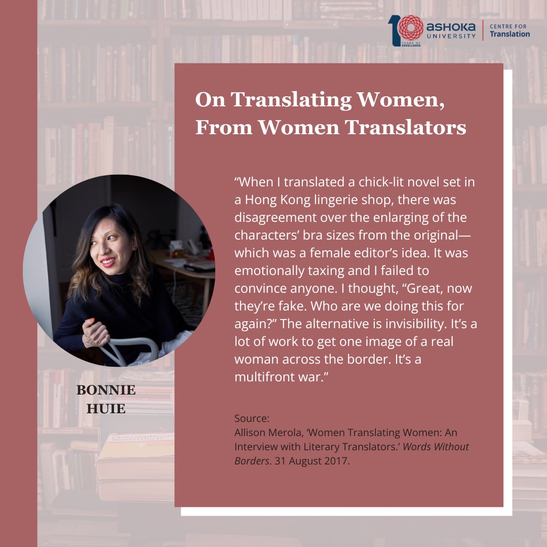 As we gear up to release more titles in our #WomenTranslatingWomen series with @zubaanbooks, here are a few thoughts on translating women, from women translators. Read along! 

Have you checked out the recently launched #WTW title ‘Hidden Treasure’ yet? Details in our bio!
