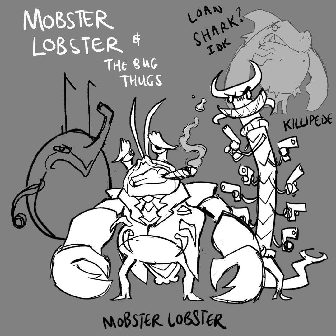 More doodles that get progressively cheesier and low-effort haha