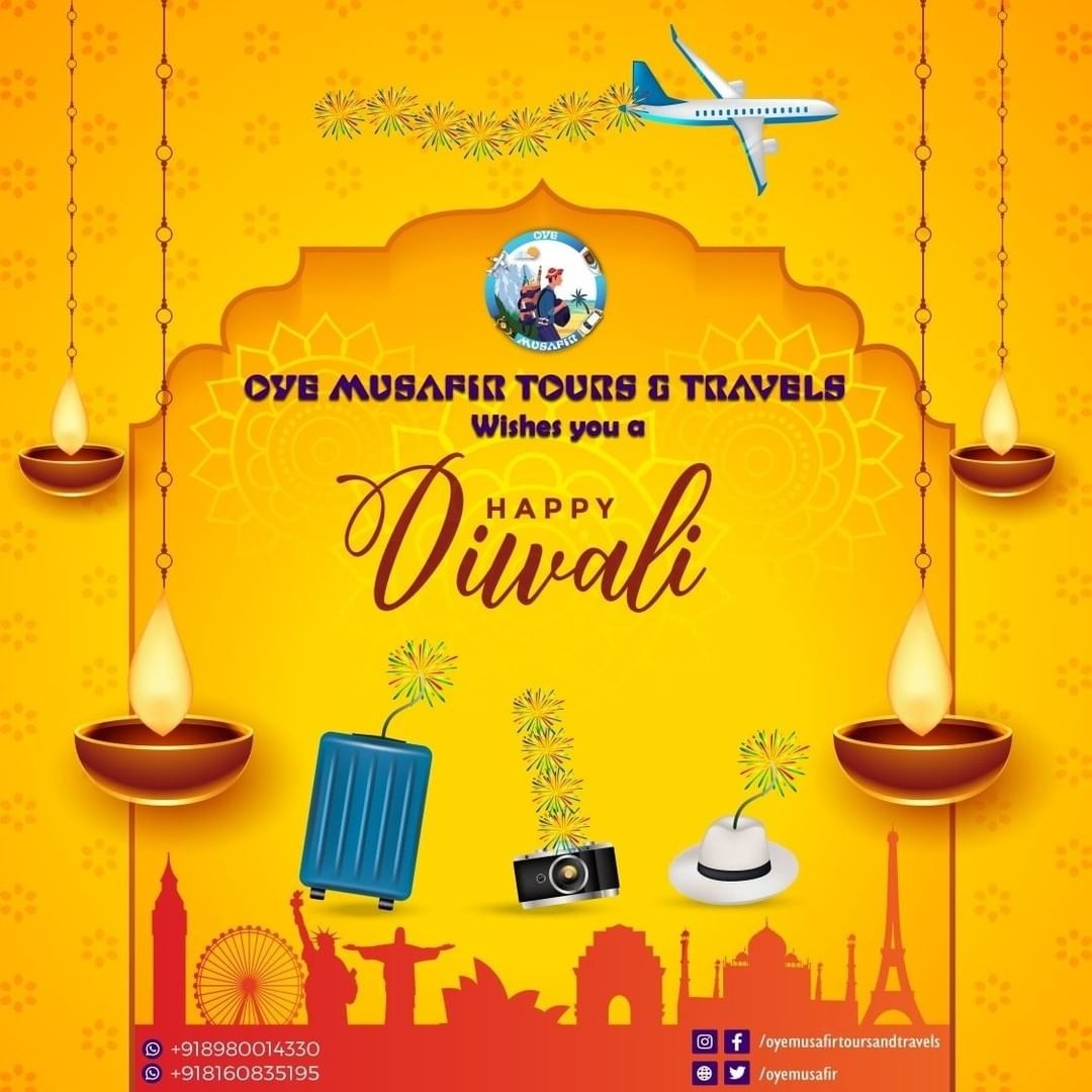 OyeMusafir's tweet photo. May #prosperity and #happiness fill your life, with the #shine of #diyas and the echoes of #chants. #Happy #Diwali.

#HappyDeepavali
#HappyDiwali
#HappyDiwali2024 #HappyDeepavalifolks

#OyeMusafirToursandTravels https://t.co/GkTpChoKb2