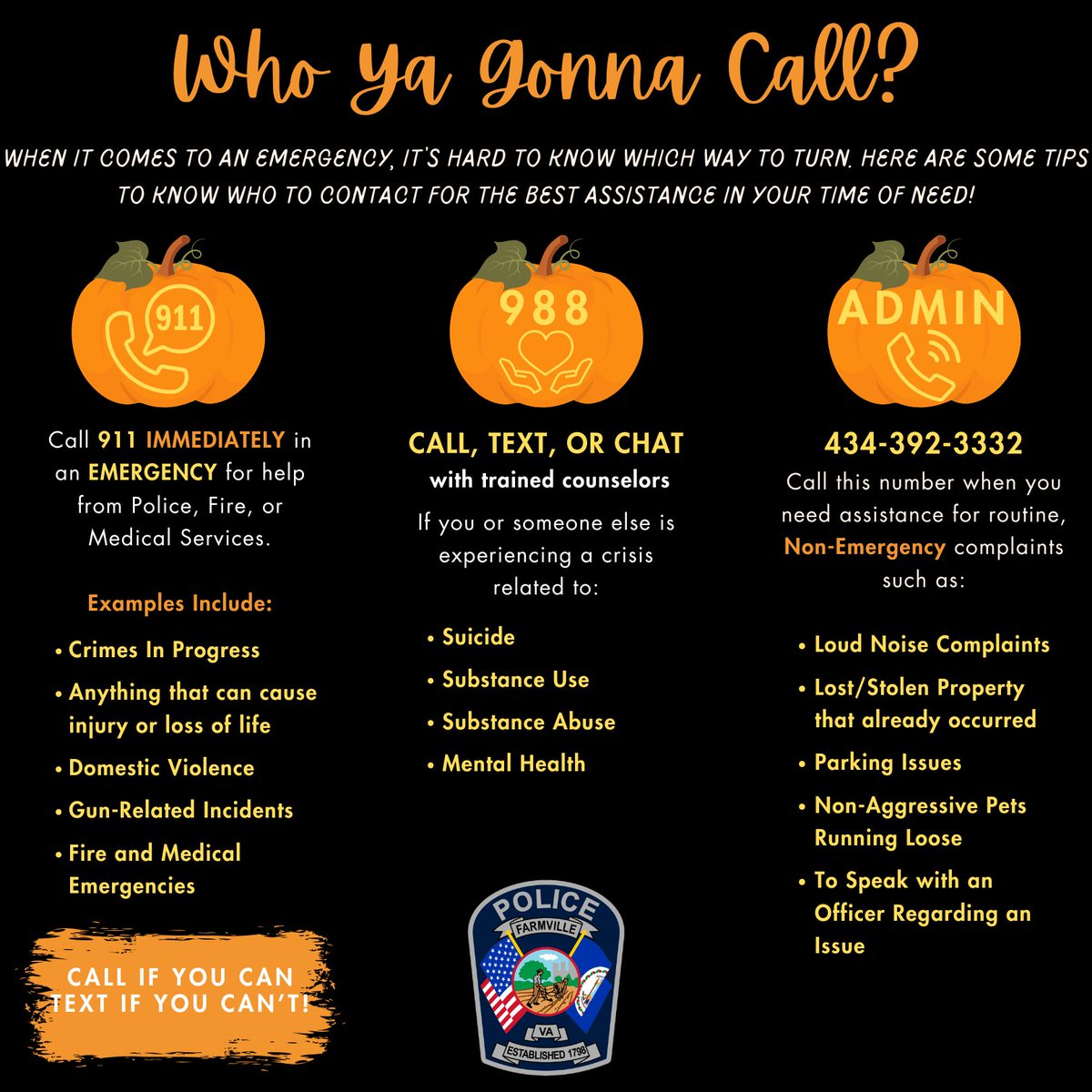 Farmville Police Department tweet media