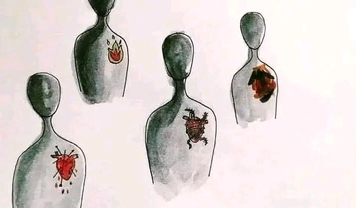 WordsOfPoet0's tweet photo. #15WordPoet #prompt
Empty spaces,
#Encapsulated longing,
Tears falling
Lost my belonging.
Silence screaming absence.
Broken 💔
Battered 🫀
Banished 🩸 https://t.co/hNurCcEvMI