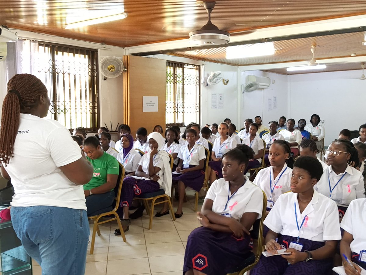 🎀 To close out Breast Cancer Awareness Month, we held a health talk and screening session to educate and empower our students and staff on the importance of early detection and overall well-being. Awareness is the first step to action! 💪🏽💖🌸

#BreastCancerAwareness #InsideASA