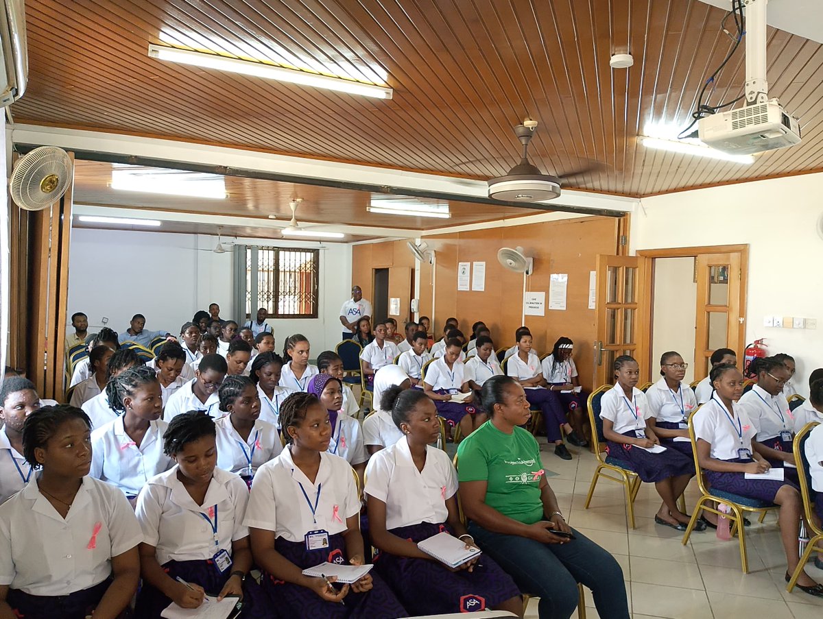 AfricanGifted's tweet photo. 🎀 To close out Breast Cancer Awareness Month, we held a health talk and screening session to educate and empower our students and staff on the importance of early detection and overall well-being. Awareness is the first step to action! 💪🏽💖🌸

#BreastCancerAwareness #InsideASA https://t.co/wz6Yu5bgHz